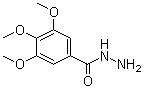 结构式 CAS# 3291-03-0, 3,4,5-三甲氧基苯甲酰肼