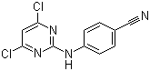 4-[(4,6-Dichloro-2-pyrimidinyl)amino]benzonitrile molecular structure (CAS 329187-59-9)