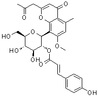 结构式 CAS# 329361-25-3, 7-O-甲基芦荟树脂 A