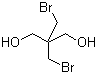 二溴新戊二醇分子结构 (CAS 3296-90-0)