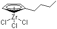 正丁基环戊二烯三氯化锆分子结构 (CAS 329735-75-3)