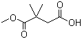 structure of CAS# 32980-26-0, 1-Methyl 2,2-dimethylsuccinate;2,2-Dimethylsuccinic 1-methyl ester; 2,2-Dimethylbutanedioic acid 1-methyl ester