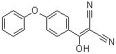2-[(羟基)(4-苯氧基苯基)亚甲基]丙二腈分子结构 (CAS 330792-68-2)