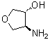 反式-4-氨基四氢呋喃-3-醇分子结构 (CAS 330975-13-8)