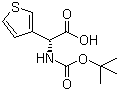Boc-(R)-3-Thienylglycine molecular structure (CAS 33130-97-1)