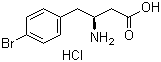 (S)-3-Amino-4-(4-bromophenyl)butyric acid hydrochloride molecular structure (CAS 331763-71-4)