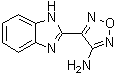 结构式 CAS# 332026-86-5, 4-(1H-苯并咪唑-2-基)-1,2,5-恶二唑-3-胺