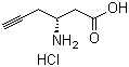 (R)-3-Amino-5-hexynoic acid hydrochloride molecular structure (CAS 332064-87-6)