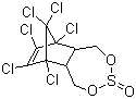 结构式 CAS# 33213-65-9, beta-硫丹; 硫丹 II