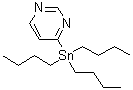 4-(Tributylstannyl)pyrimidine molecular structure (CAS 332133-92-3)