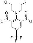 结构式 CAS# 33245-39-5, 氯乙氟灵; 氟消草
