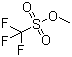 Methyl trifluoromethanesulfonate molecular structure (CAS 333-27-7)