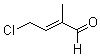 2-甲基-4-氯-2-丁烯醛分子结构 (CAS 3330-25-4)