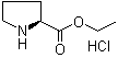 (S)-Pyrrolidine-2-carboxylic acid ethyl ester hydrochloride molecular structure (CAS 33305-75-8)