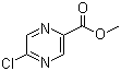 5-氯吡嗪-2-羧酸甲酯分子结构 (CAS 33332-25-1)