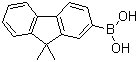9,9-Dimethyl-9H-fluoren-2-yl-boronic acid molecular structure (CAS 333432-28-3)