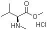 结构式 CAS# 3339-44-4, N-甲基缬氨酸甲酯盐酸盐