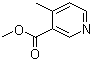 4-甲基烟酸甲酯分子结构 (CAS 33402-75-4)