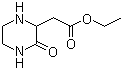 Ethyl 2-(3-oxopiperazin-2-yl)acetate molecular structure (CAS 33422-35-4)