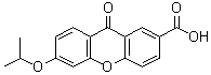 6-异丙氧基-9-氧代氧杂蒽-2-羧酸分子结构 (CAS 33458-93-4)