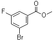 3-溴-5-氟苯甲酸甲酯分子结构 (CAS 334792-52-8)