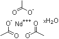 Acetic acid neodymium salt hydrate molecular structure (CAS 334869-71-5)