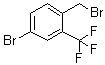 structure of CAS# 335013-18-8, 4-Bromo-2-(trifluoromethyl)benzyl bromide;4-Bromo-1-(bromomethyl)-2-(trifluoromethyl)benzene; 4-Bromo-1-bromomethyl-2-trifluoromethylbenzene