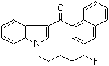 [1-(5-Fluoropentyl)-1H-indol-3-yl]-1-naphthalenylmethanone molecular structure (CAS 335161-24-5)