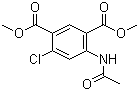 4-(Acetylamino)-6-chloro-1,3-benzenedicarboxylic acid dimethyl ester molecular structure (CAS 335293-22-6)