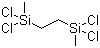1,2-二(甲基二氯硅基)乙烷分子结构 (CAS 3353-69-3)