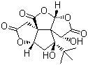 Bilobalide molecular structure (CAS 33570-04-6)