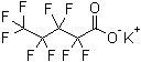 Potassium perfluoropentanoate molecular structure (CAS 336-23-2)