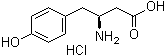 L-beta-Homotyrosine hydrochloride molecular structure (CAS 336182-13-9)