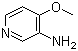 3-Amino-4-methoxypyridine molecular structure (CAS 33631-09-3)