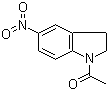 1-乙酰基-5-硝基吲哚啉分子结构 (CAS 33632-27-8)