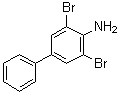 结构式 CAS# 3366-59-4, 3,5-二溴[1,1'-联苯]-4-胺