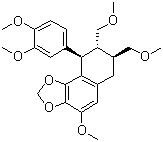 (7S,8S,9R)-9-(3,4-Dimethoxyphenyl)-6,7,8,9-tetrahydro-4-methoxy-7,8-bis(methoxymethyl)naphtho[1,2-d]-1,3-dioxole molecular structure (CAS 33676-00-5)