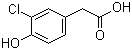3-氯-4-羟基苯乙酸分子结构 (CAS 33697-81-3)
