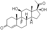 Flugestone molecular structure (CAS 337-03-1)