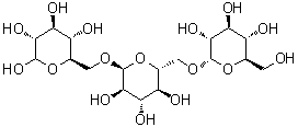 异麦芽三糖分子结构 (CAS 3371-50-4)