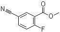 Methyl 5-cyano-2-fluorobenzoate molecular structure (CAS 337362-21-7)