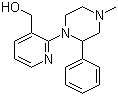 1-(3-Hydroxymethylpyridin-2-yl)-4-methyl-2-phenylpiperazine molecular structure (CAS 337376-18-8)