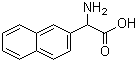 结构式 CAS# 33741-78-5, 氨基(萘-2-基)乙酸