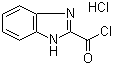 结构式 CAS# 337508-58-4, 苯并咪唑-2-甲酰氯盐酸盐