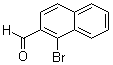 1-溴-2-萘甲醛分子结构 (CAS 3378-82-3)