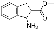 1-Amino-2,3-dihydro-1H-indene-2-carboxylic acid methyl ester molecular structure (CAS 337956-06-6)