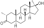 结构式 CAS# 3381-88-2, 甲基屈他雄酮