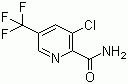 3-Chloro-5-(trifluoromethyl)-2-pyridinecarboxamide molecular structure (CAS 338758-69-3)