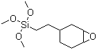 structure of CAS# 3388-04-3, 2-(3,4-Epoxycyclohexyl)ethyl]trimethoxysilane;Trimethoxy[2-(7-oxabicyclo[4.1.0]hept-3-yl)ethyl]silane
