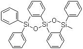 1,1,3,5,5-Pentaphenyl-1,3,5-trimethyltrisiloxane molecular structure (CAS 3390-61-2)